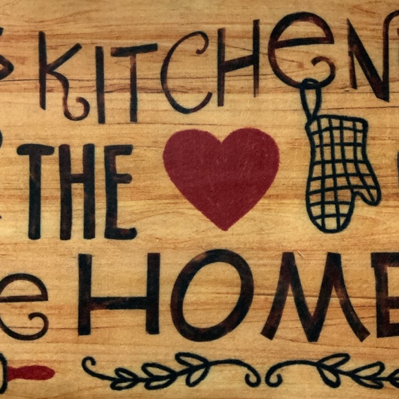 Photoprema Kitchen Accent Mat This Kitchen Is The Heart of The Home 17 X 28 in - Picture 8 of 10